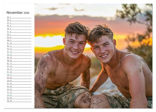 Produktbild: Herzensbrecher (Wandkalender 2026 DIN A2 quer), CALVENDO Monatskalender