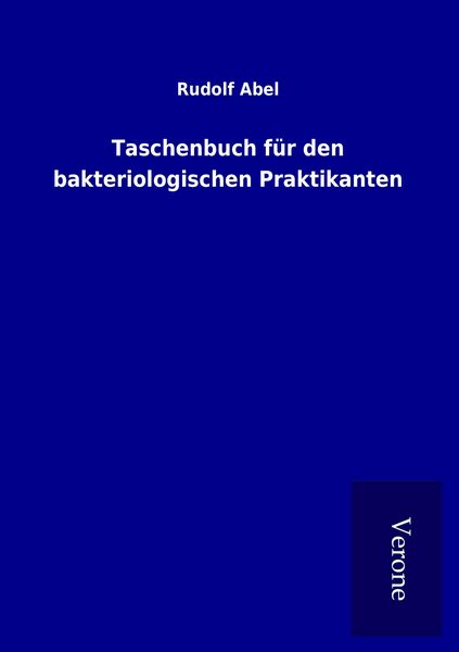 Produktbild: Taschenbuch f&uuml;r den bakteriologischen Praktikanten