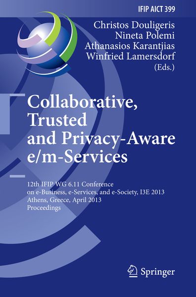 Produktbild: Collaborative, Trusted and Privacy-Aware e/m-Services