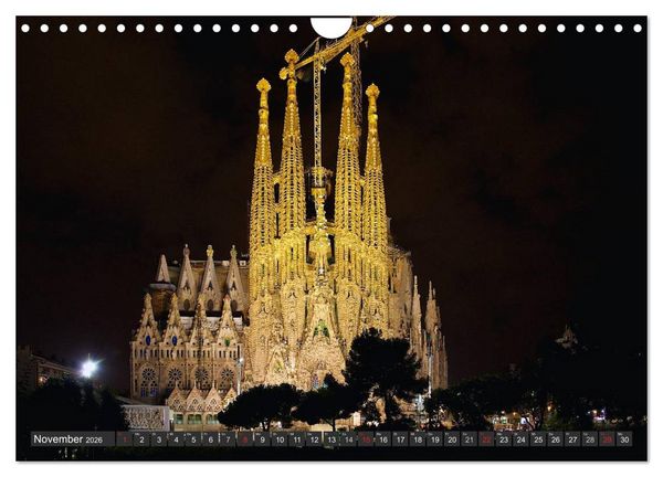 Produktbild: Metropole Barcelona (Wandkalender 2026 DIN A4 quer), CALVENDO Monatskalender