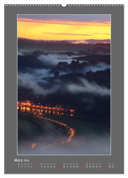 Produktbild: Meine sch&ouml;ne S&auml;chsische Schweiz (Wandkalender 2026 DIN A2 hoch), CALVENDO Monatskalender