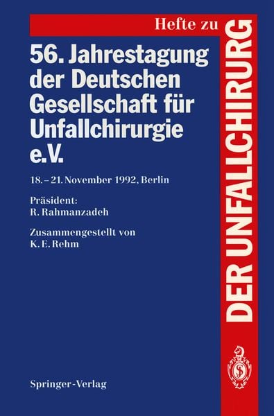 Produktbild: 56. Jahrestagung der Deutschen Gesellschaft f&uuml;r Unfallchirurgie e.V.