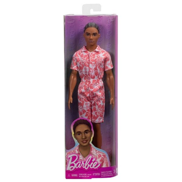 Produktbild: Barbie Fashionista Ken Puppe im Hawaii-Muster Outfit
