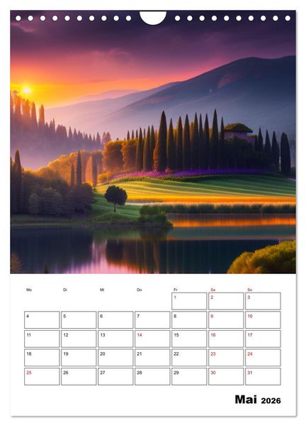 Produktbild: Sch&ouml;ne Landschaften (Wandkalender 2026 DIN A4 hoch), CALVENDO Monatskalender