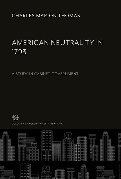Produktbild: American Neutrality in 1793