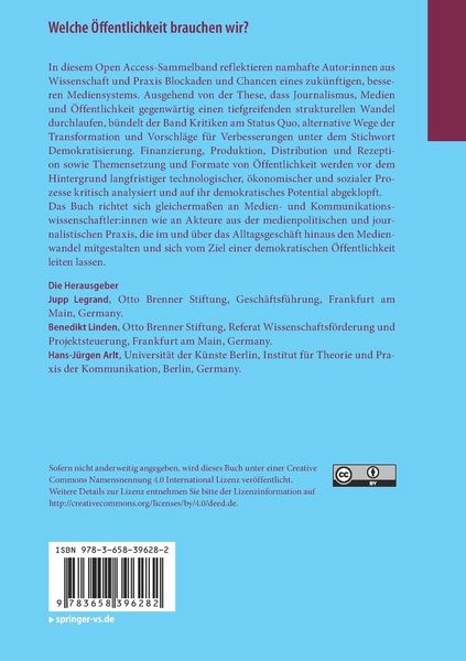 Produktbild: Welche &Ouml;ffentlichkeit brauchen wir?