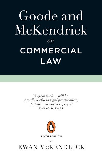 Produktbild: Goode and McKendrick on Commercial Law