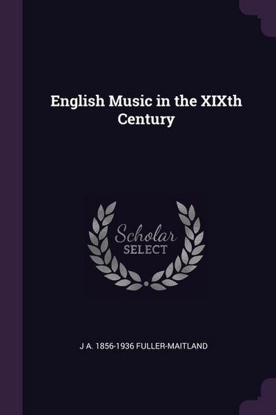 Produktbild: English Music in The Xixth Cen