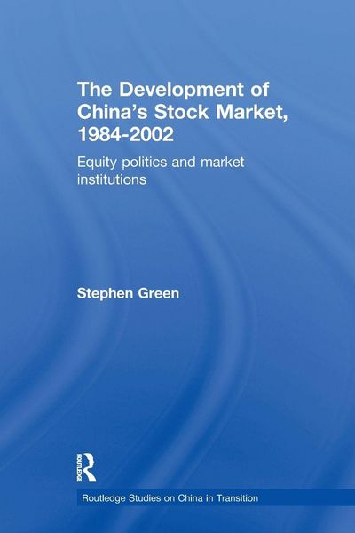 Produktbild: The Development of China's Stockmarket, 1984-2002