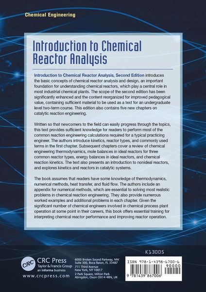 Produktbild: Introduction to Chemical Reactor Analysis