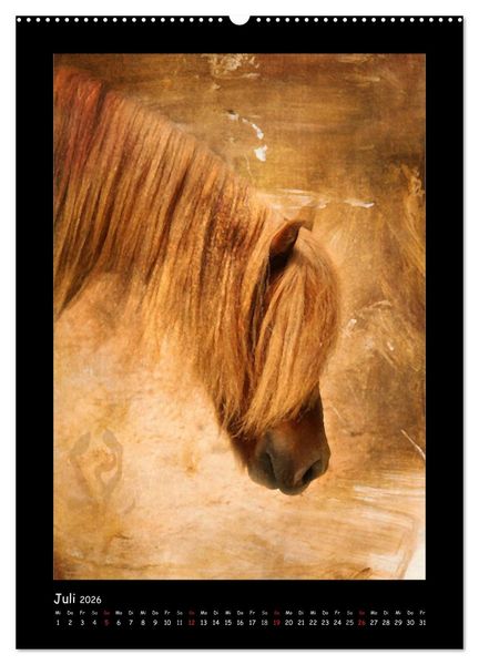 Produktbild: Art Horse 2026 (Wandkalender 2026 DIN A2 hoch), CALVENDO Monatskalender