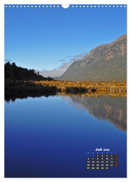 Produktbild: Reise durch Neuseeland (Wandkalender 2026 DIN A3 hoch), CALVENDO Monatskalender