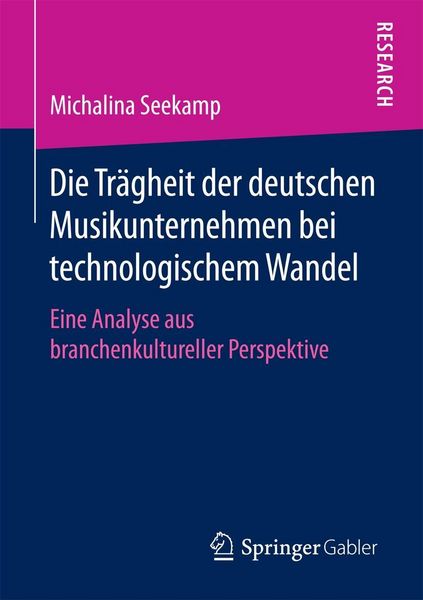Produktbild: Die Tr&auml;gheit der deutschen Musikunternehmen bei technologischem Wandel