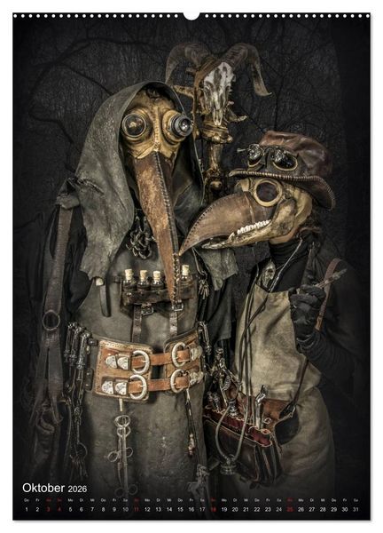 Produktbild: Steampunk Artwork (Wandkalender 2026 DIN A2 hoch), CALVENDO Monatskalender