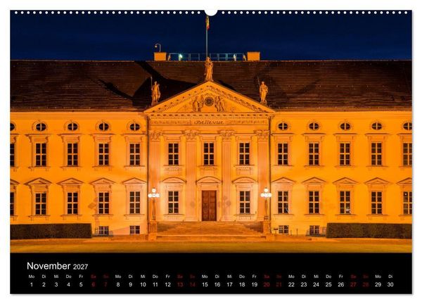 Produktbild: Eine Reise durch Berlin bei Nacht (hochwertiger Premium Wandkalender 2027 DIN A2 quer), Kunstdruck in Hochglanz