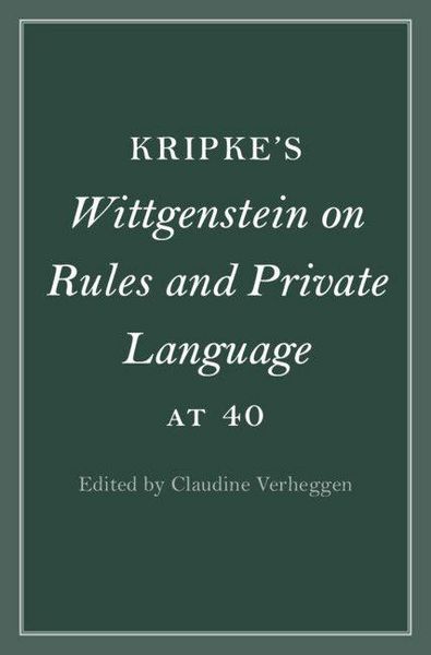 Produktbild: Kripke's Wittgenstein on Rules and Private Language at 40