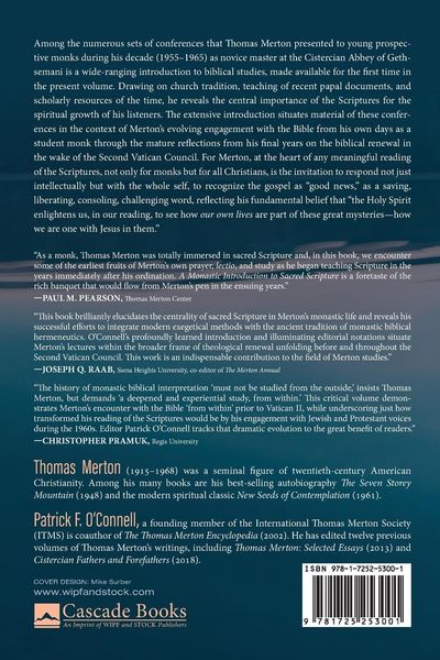 Produktbild: A Monastic Introduction to Sacred Scripture