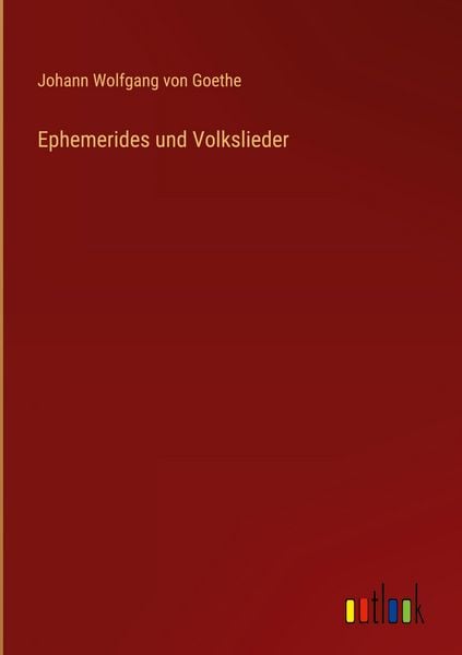 Produktbild: Ephemerides und Volkslieder