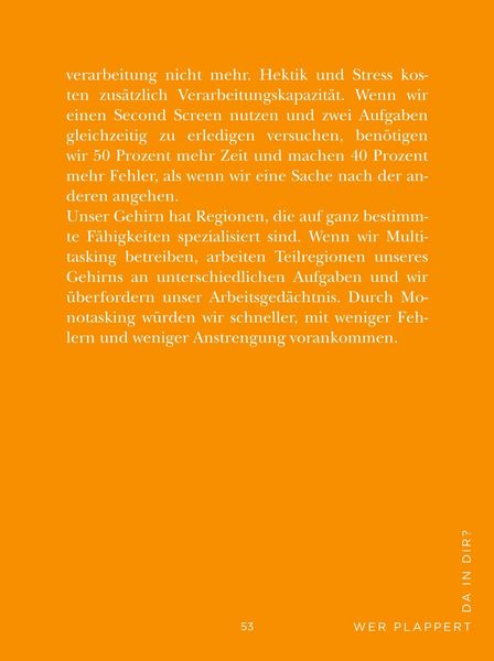 Produktbild: Die 1-Minuten-Strategie gegen Overthinking