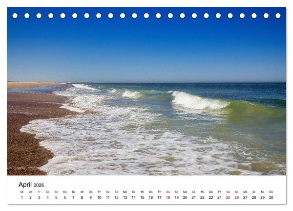 Produktbild: Norderney Paradies in der Nordsee (Tischkalender 2026 DIN A5 quer), CALVENDO Monatskalender