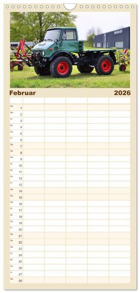 Produktbild: Familienplaner 2026 - Universalmotorger&auml;te Eine Stern-Parade mit 5 Spalten (Wandkalender, 21 x 45 cm) CALVENDO