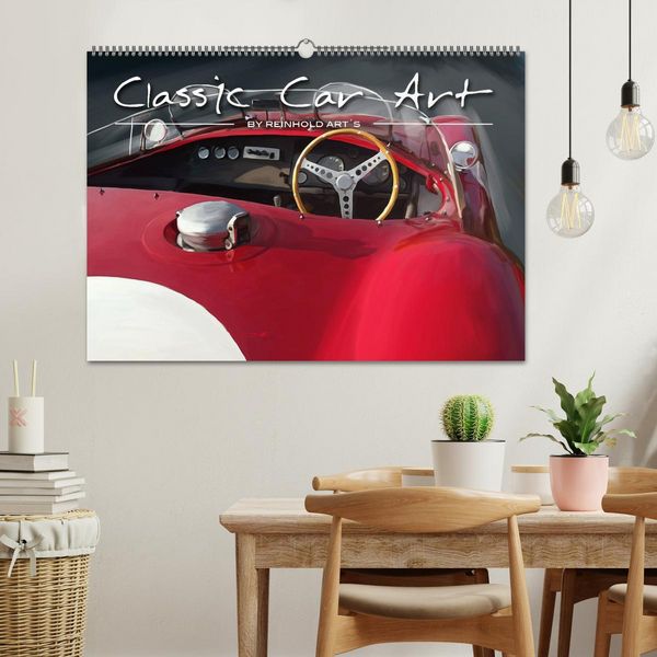 Produktbild: Classic Car Art by Reinhold Art&acute;s (Wandkalender 2026 DIN A2 quer), CALVENDO Monatskalender