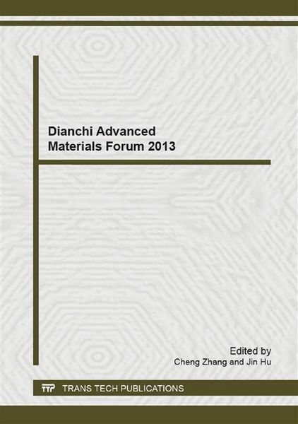 Produktbild: Dianchi Advanced Materials Forum 2013