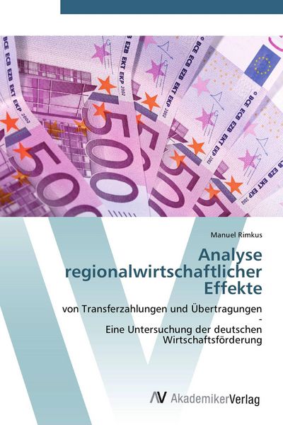 Produktbild: Analyse regionalwirtschaftlicher Effekte