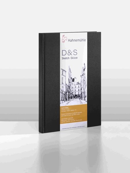 Produktbild: Hahnem&uuml;hle Papier Skizzenbuch D&S, DIN A 6 Hochformat, 140 g/m&sup2;
