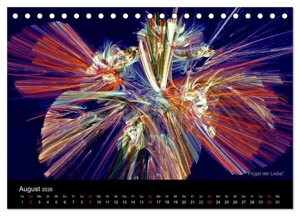 Produktbild: Lichtgedanken (Tischkalender 2026 DIN A5 quer), CALVENDO Monatskalender