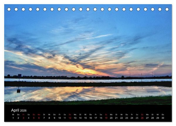 Produktbild: Gute Nacht - Ruhrgebiet! (Tischkalender 2026 DIN A5 quer), CALVENDO Monatskalender