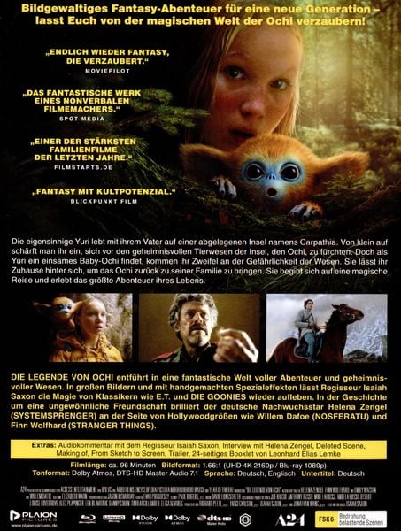 Produktbild: Die Legende von Ochi - Mediabook (4K-UHD + Blu-ray)
