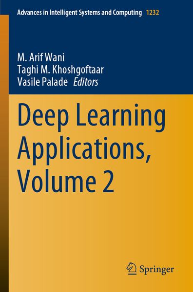 Produktbild: Deep Learning Applications, Volume 2