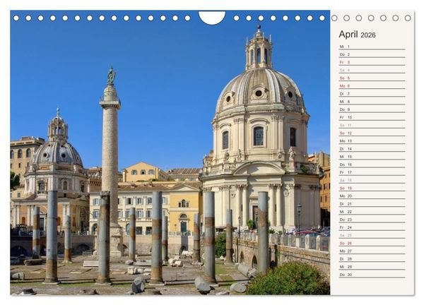 Produktbild: Rom - Die Ewige Stadt (Wandkalender 2026 DIN A4 quer), CALVENDO Monatskalender