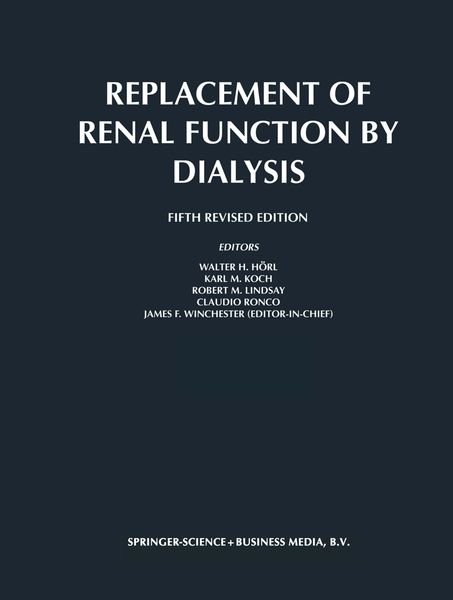 Produktbild: Replacement of Renal Function by Dialysis