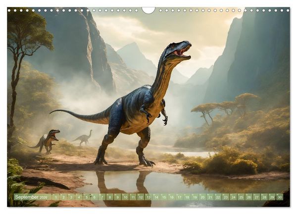 Produktbild: Eine Reise in die Vergangenheit - Entdeckung der Tierwelt (Wandkalender 2026 DIN A3 quer), CALVENDO Monatskalender
