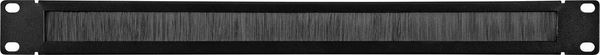 Produktbild: Renkforce RF-3429140 19 Zoll Netzwerkschrank-B&uuml;rstenleiste 1 HE Schwarz