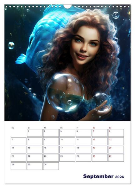 Produktbild: Die wundersame Welt der Zauberwesen (Wandkalender 2026 DIN A3 hoch), CALVENDO Monatskalender