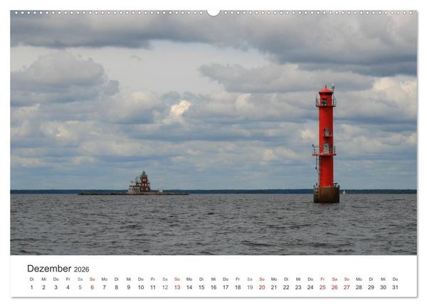Produktbild: Leuchtt&uuml;rme und Leuchtfeuer an der Ostsee (hochwertiger Premium Wandkalender 2026 DIN A2 quer), Kunstdruck in Hochglanz