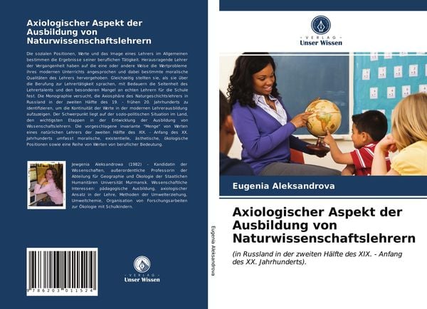 Produktbild: Axiologischer Aspekt der Ausbildung von Naturwissenschaftslehrern