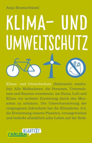 Produktbild: Klima- und Umweltschutz (Carlsen Klartext)
