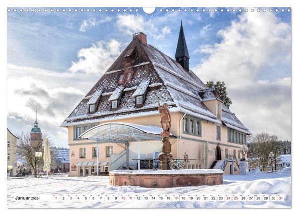 Produktbild: Freudenstadt im Schwarzwald - Wandkalender (Wandkalender 2026 DIN A3 quer), CALVENDO Monatskalender