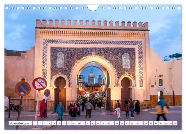 Produktbild: Marokko - Fes (Wandkalender 2026 DIN A4 quer), CALVENDO Monatskalender