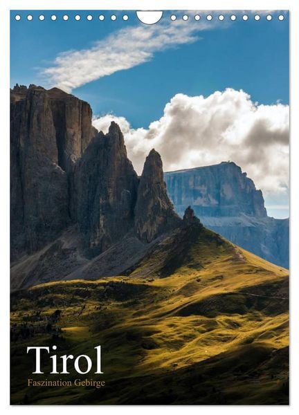 Produktbild: Tirol - Faszination Gebirge (Wandkalender 2026 DIN A4 hoch), CALVENDO Monatskalender