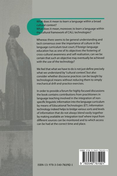 Produktbild: CALL, Culture and the Language Curriculum