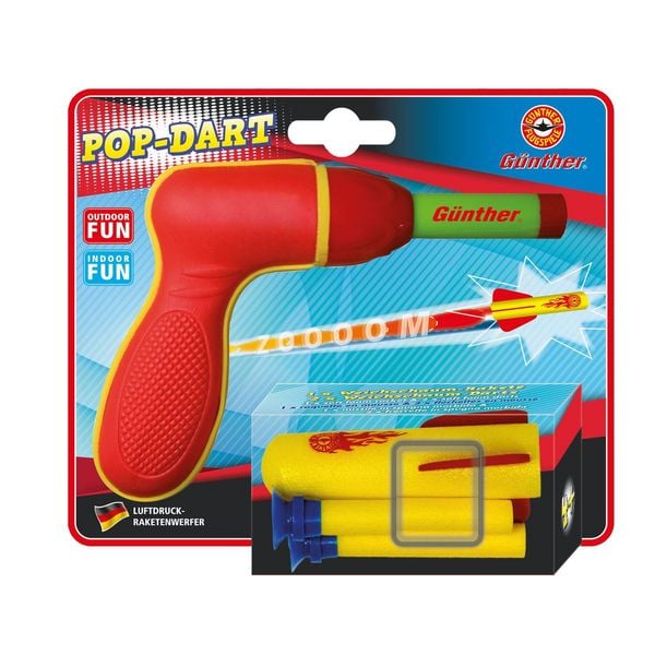 Produktbild: Paul G&uuml;nther 1542 - POP-DART, Luftdruck-Raketenwerfer, Flugspiel
