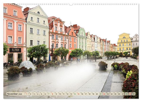 Produktbild: Bunzlau - Boleslawiec - Ein Stadtspaziergang (Wandkalender 2026 DIN A2 quer), CALVENDO Monatskalender