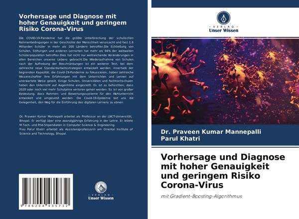 Produktbild: Vorhersage und Diagnose mit hoher Genauigkeit und geringem Risiko Corona-Virus