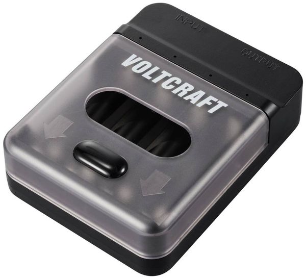 Produktbild: VOLTCRAFT VC-BC4-PB1 2in1 Ladeger&auml;t & Powerbank