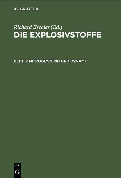 Produktbild: Nitroglyzerin und Dynamit